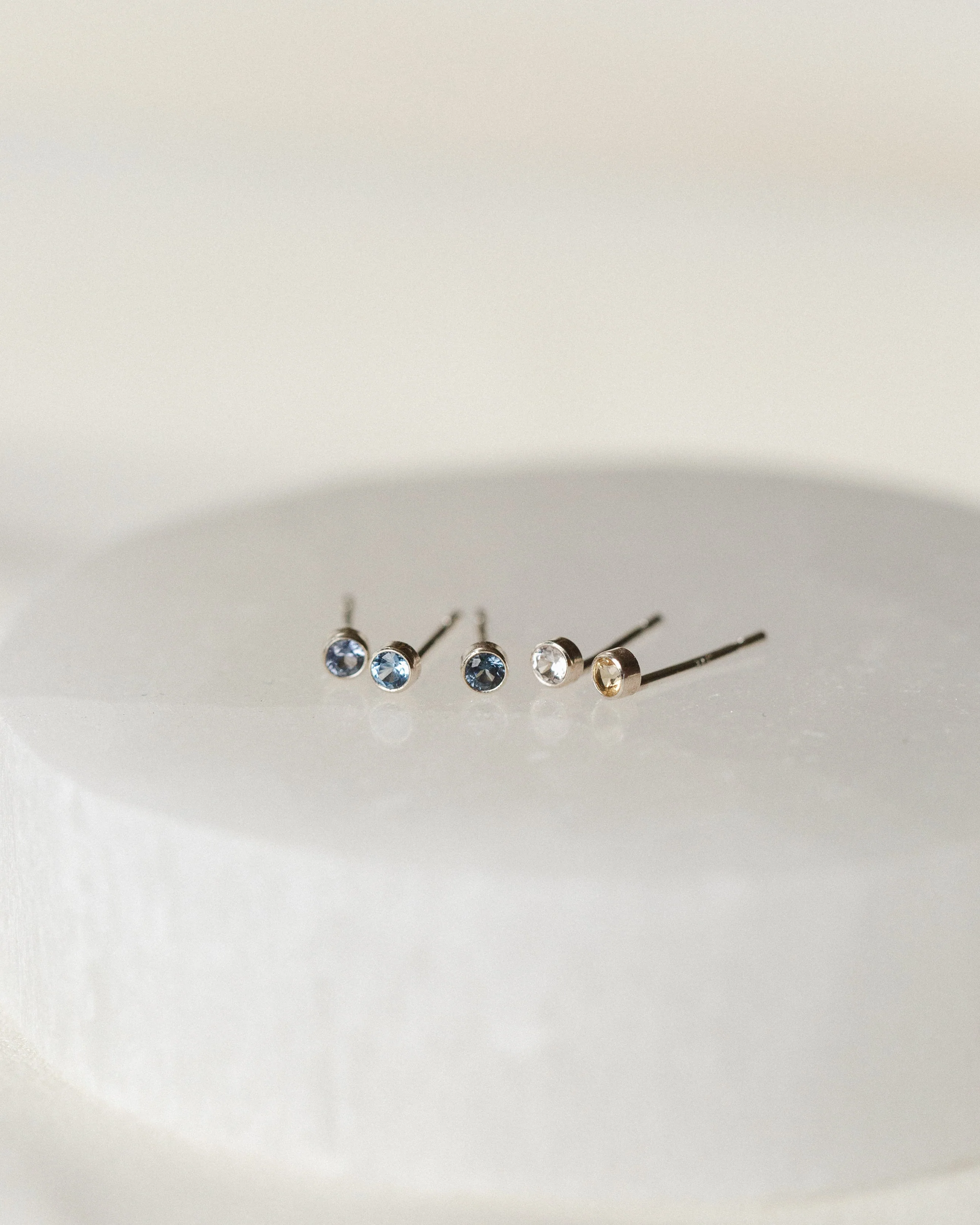 Aura Birthstone Necklace & Studs Set - Image 9