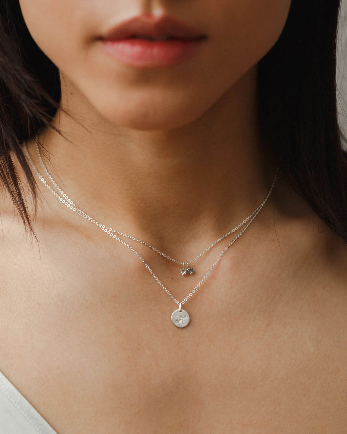 Aura Birthstone Charm Necklace - Image 8