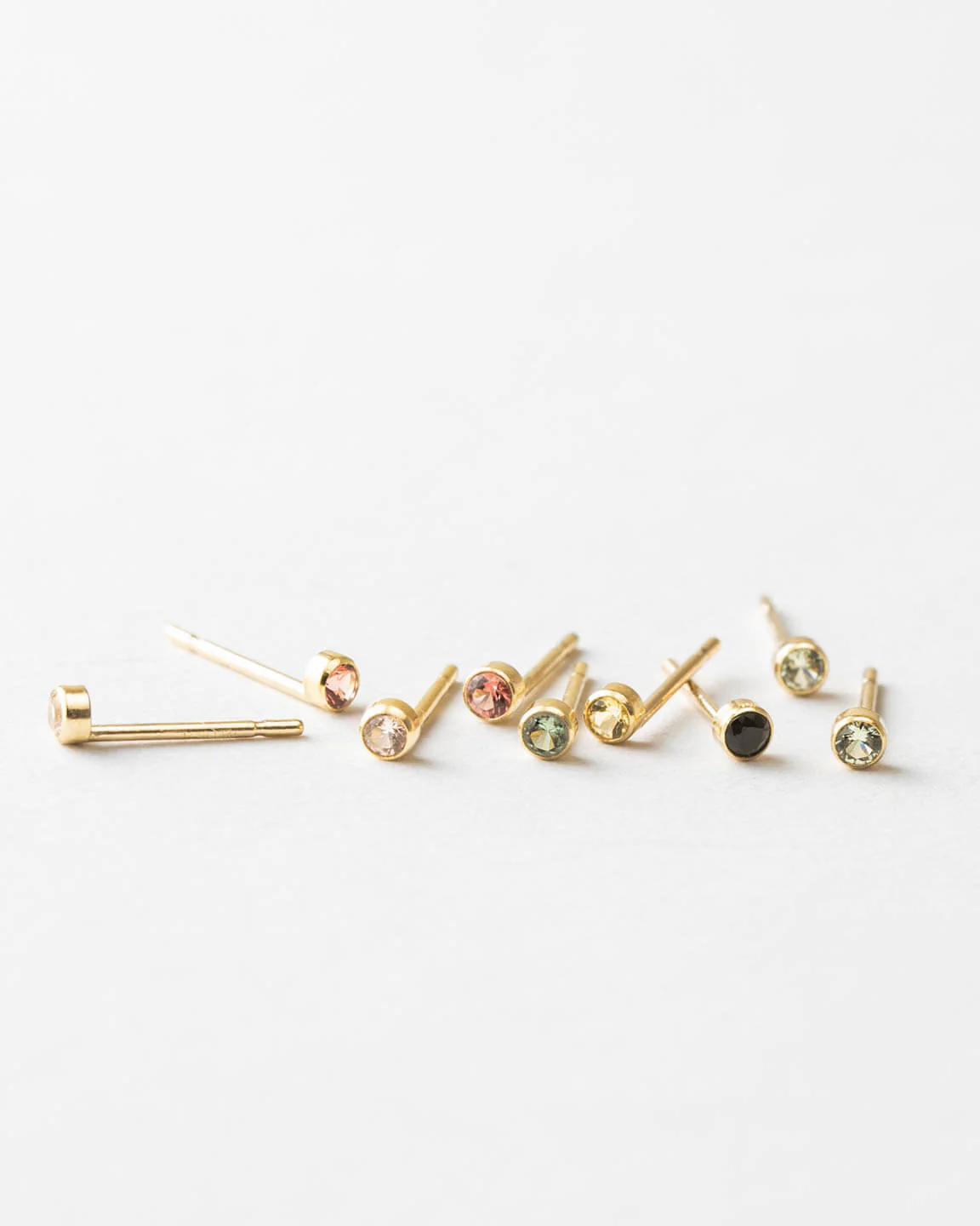 Mini Aura Birthstone Studs - Image 10