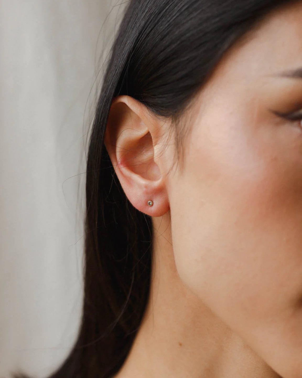 Mini Aura Birthstone Studs - Image 9