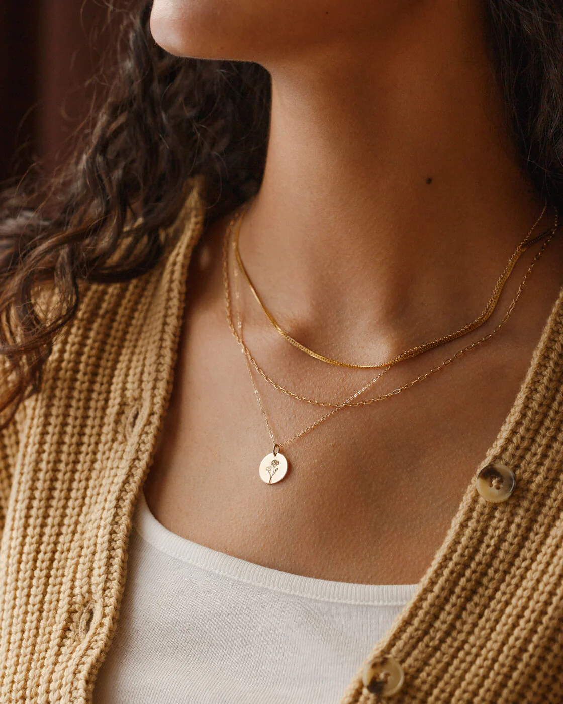 Birth Flower Necklace - Image 3