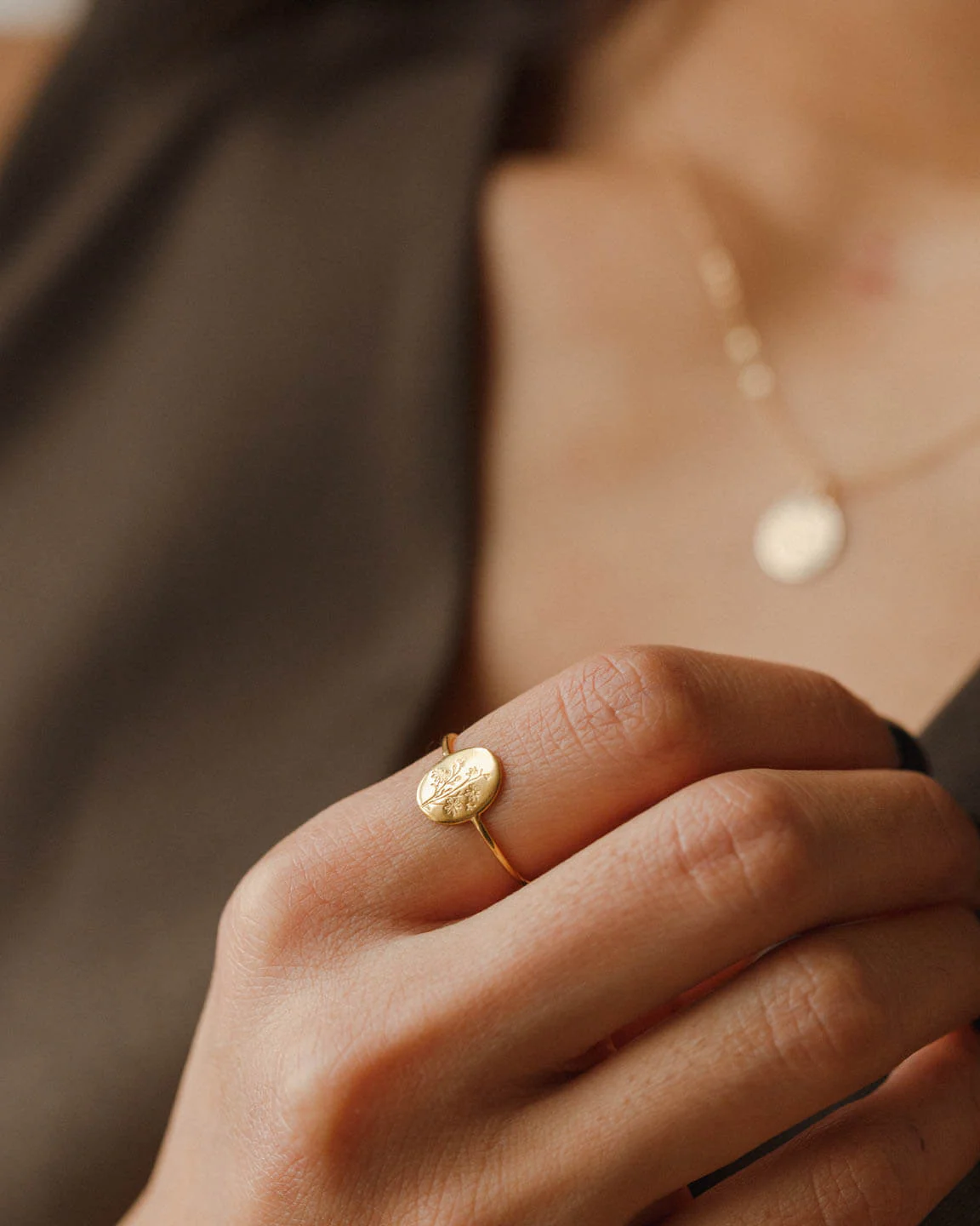 Birth Flower Ring - Image 7