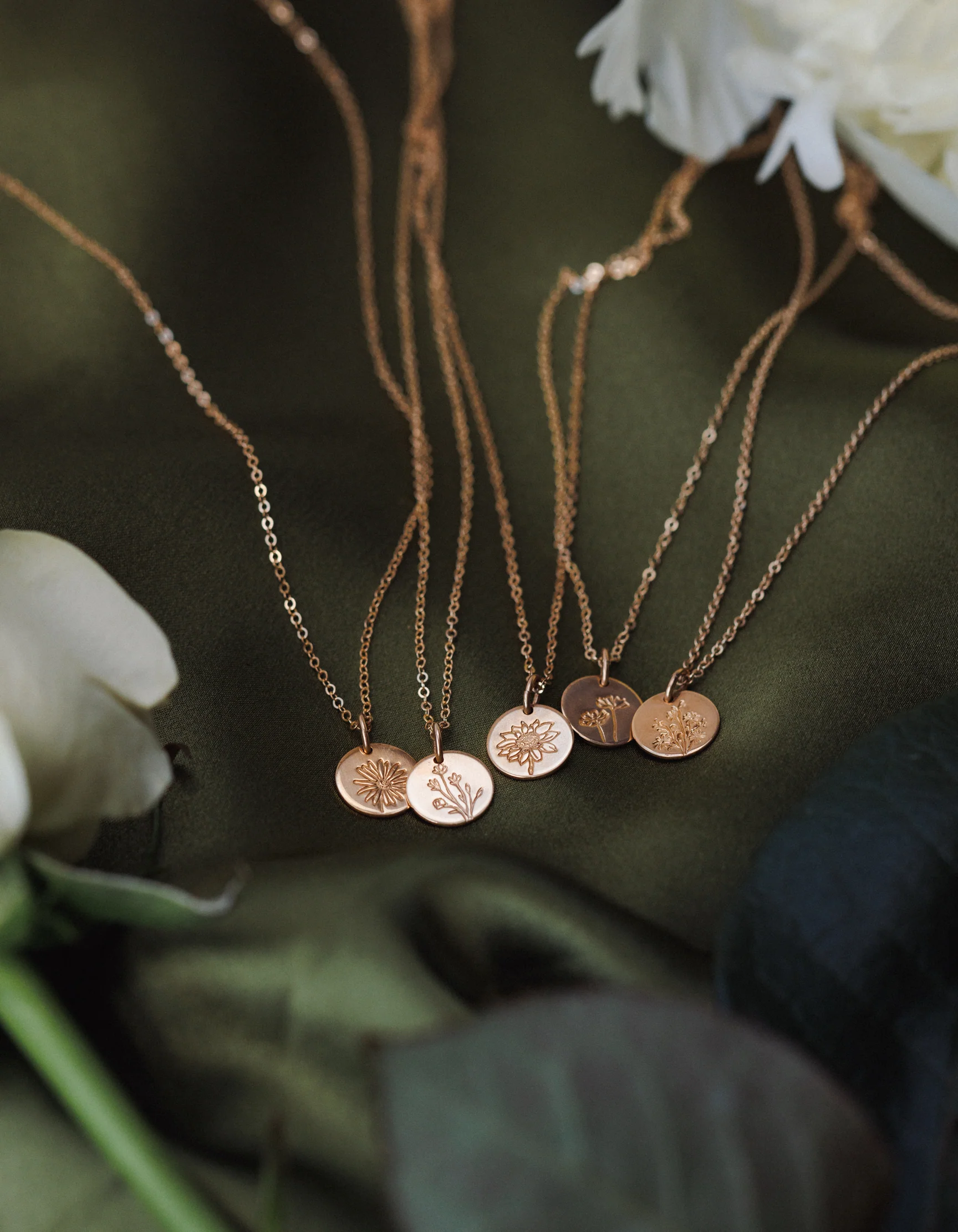 Bridesmaid Flora Necklace Set - Image 6