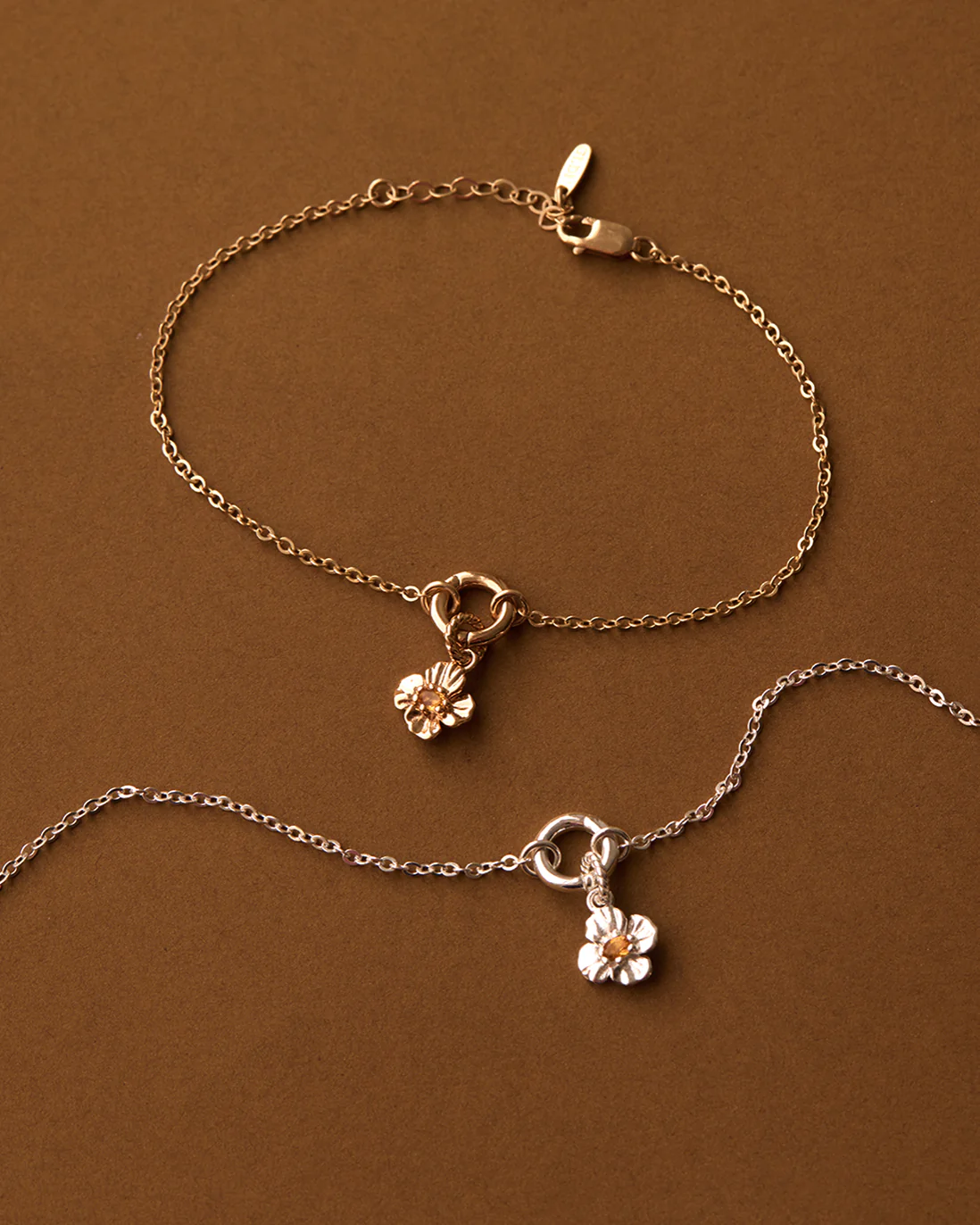 California Poppy Charm Bracelet - Image 4