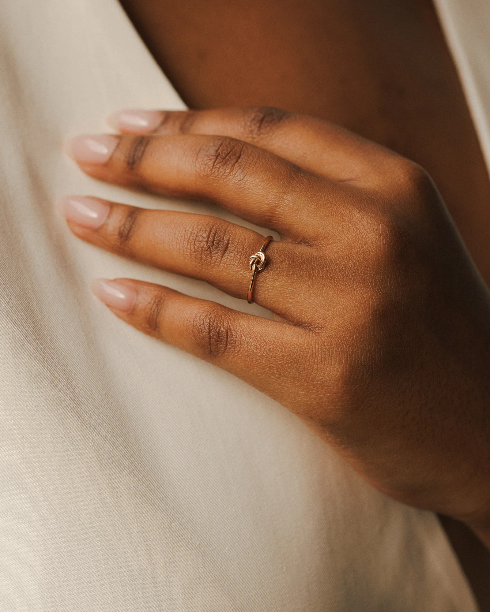 Eternal Knot Dainty Ring - Image 3