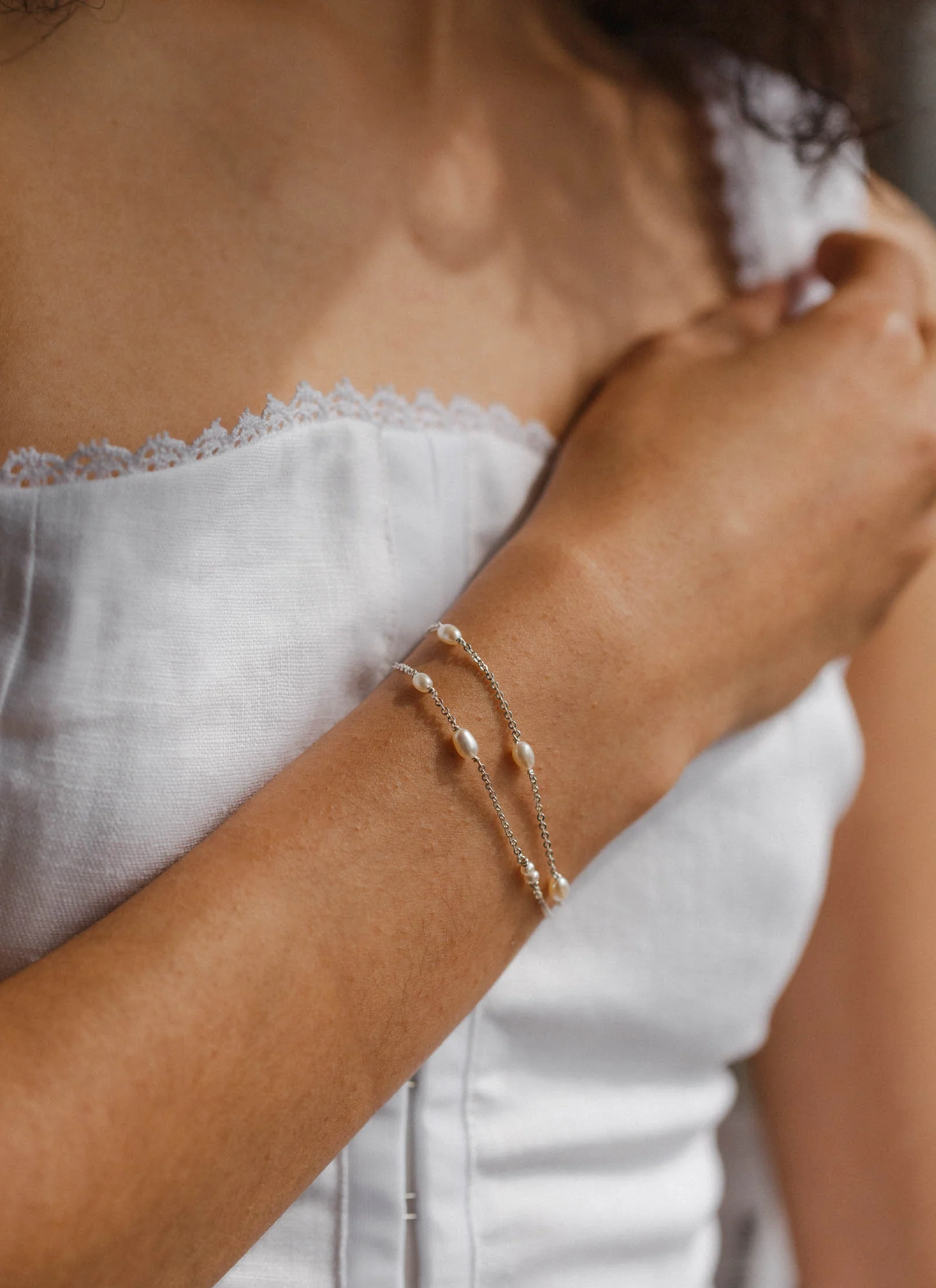 Floating Pearl Bracelet - Image 6
