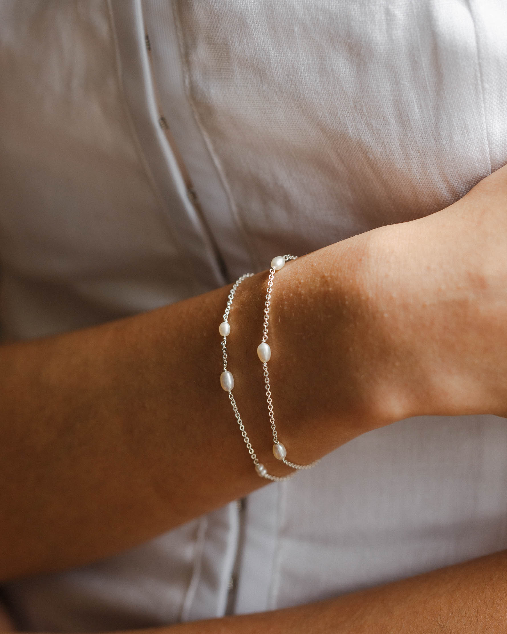 Floating Pearl Bracelet - Image 8