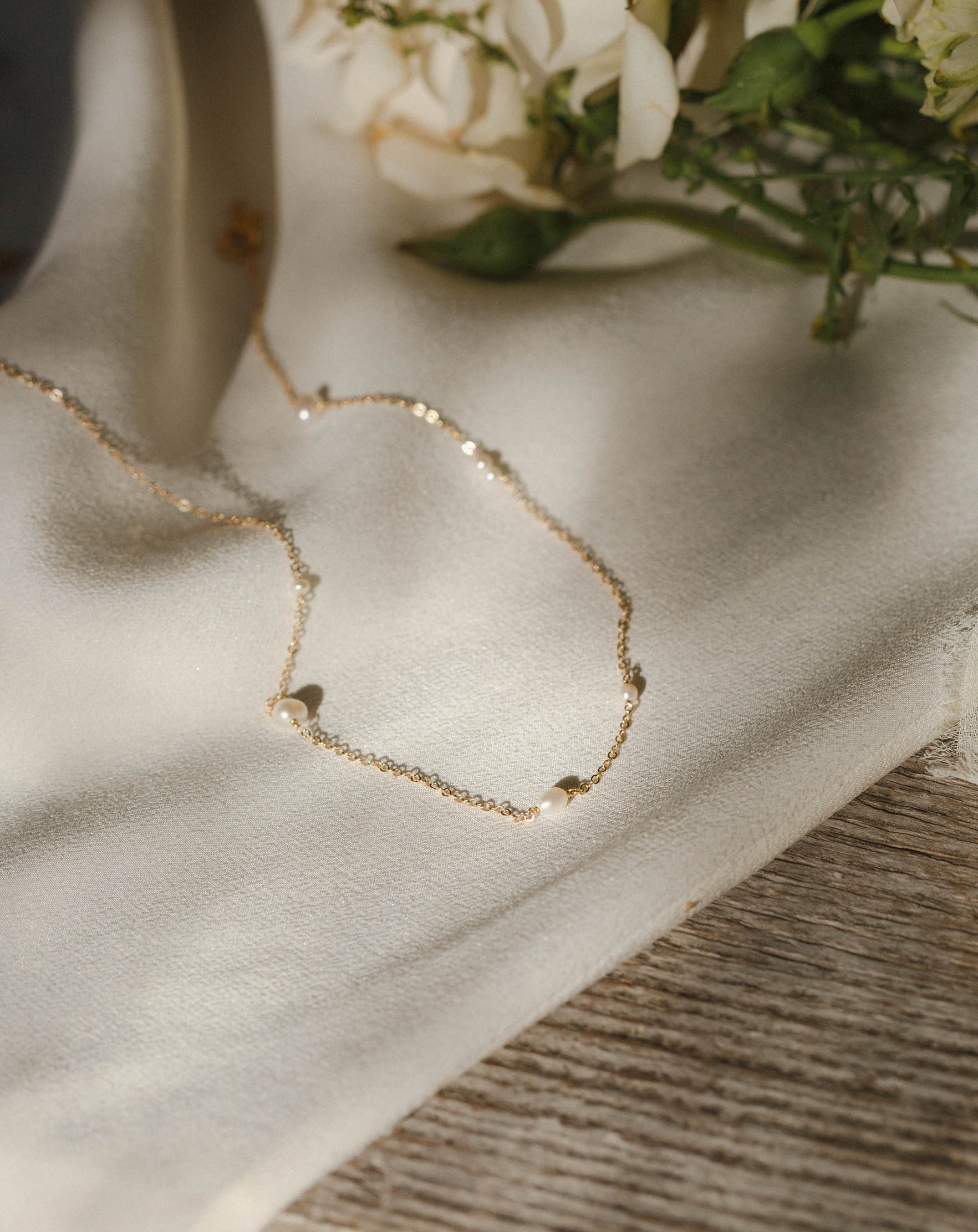 Floating Pearl Necklace - Image 6