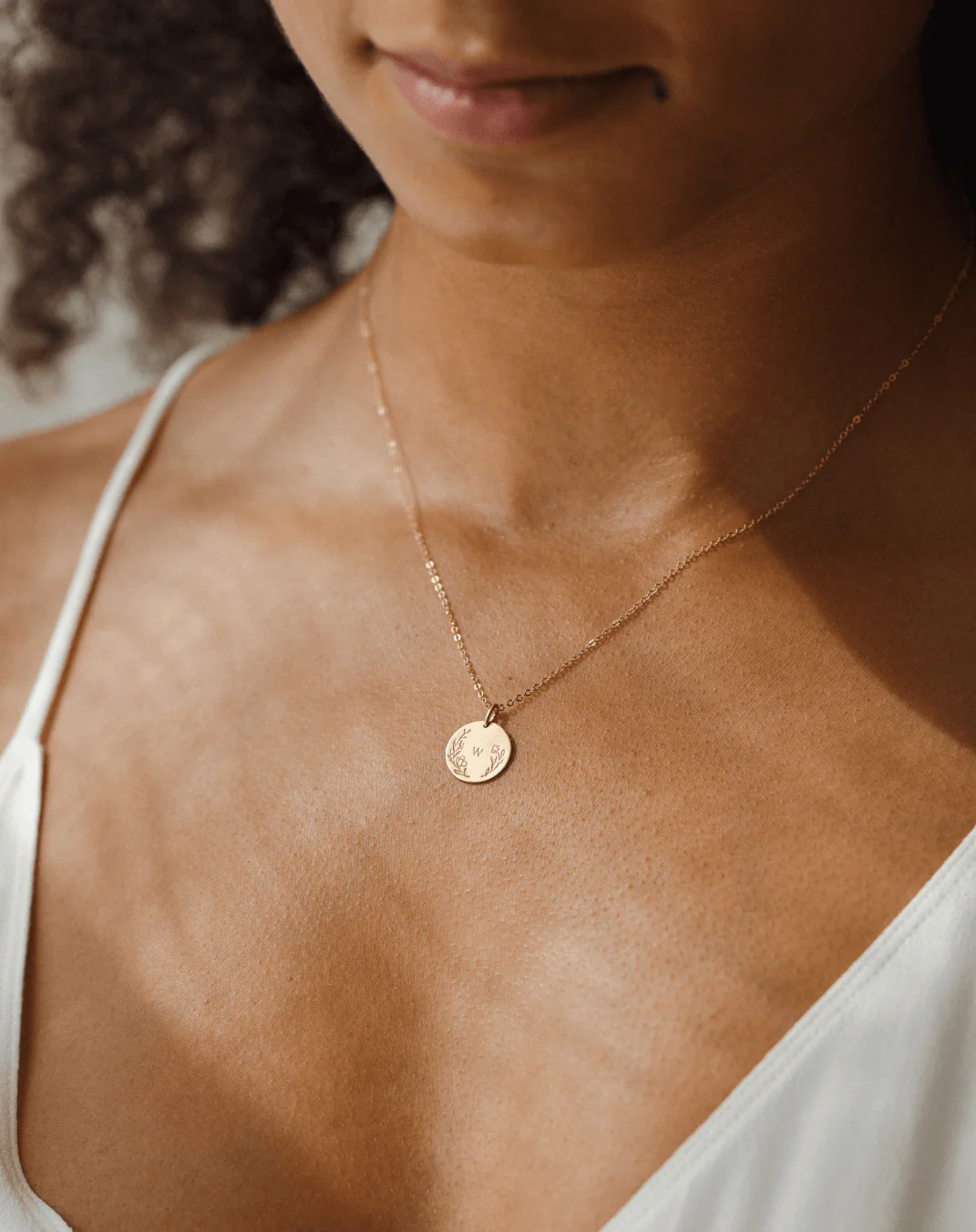 Floral Frame Necklace - Image 4