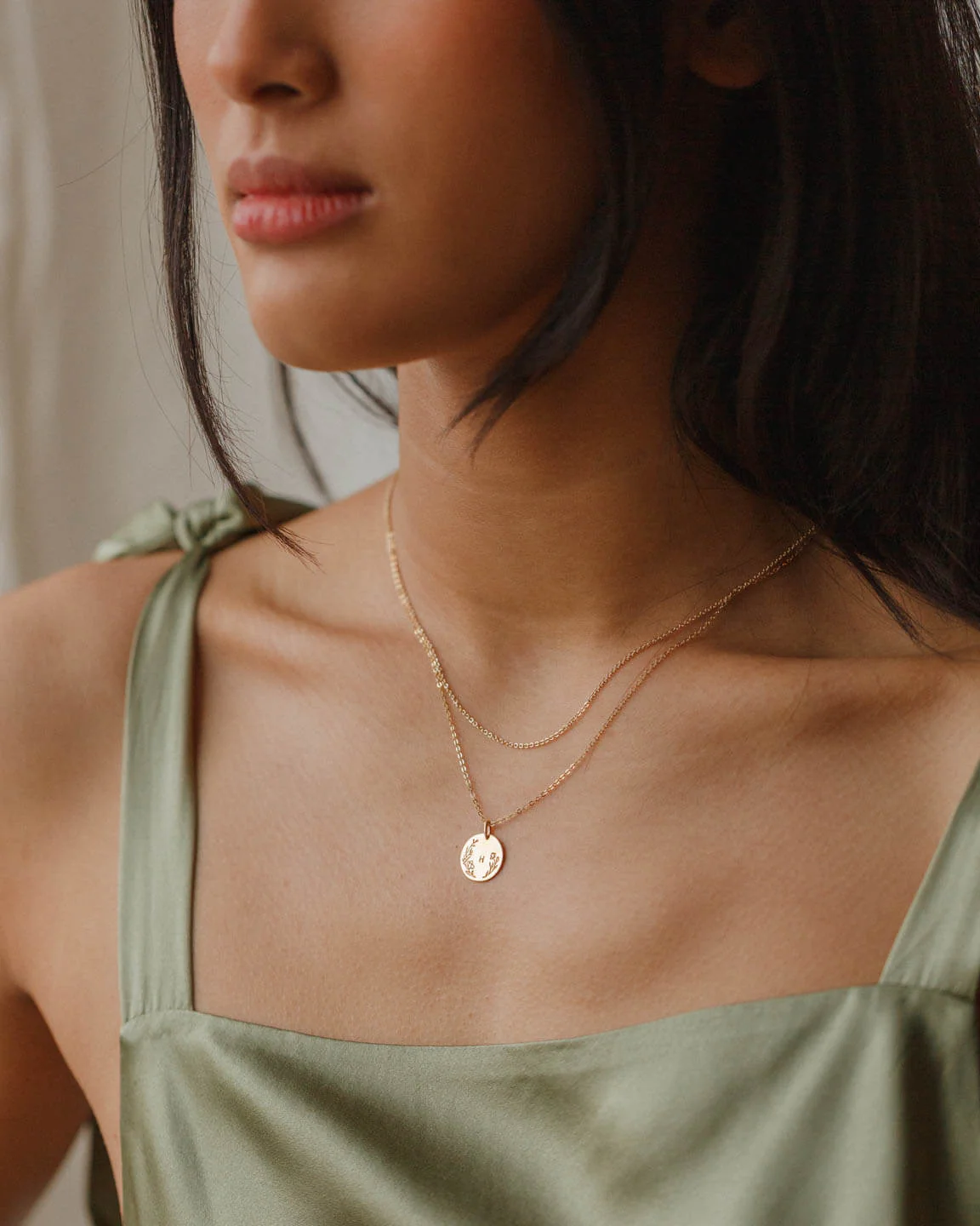 Floral Frame Necklace - Image 6