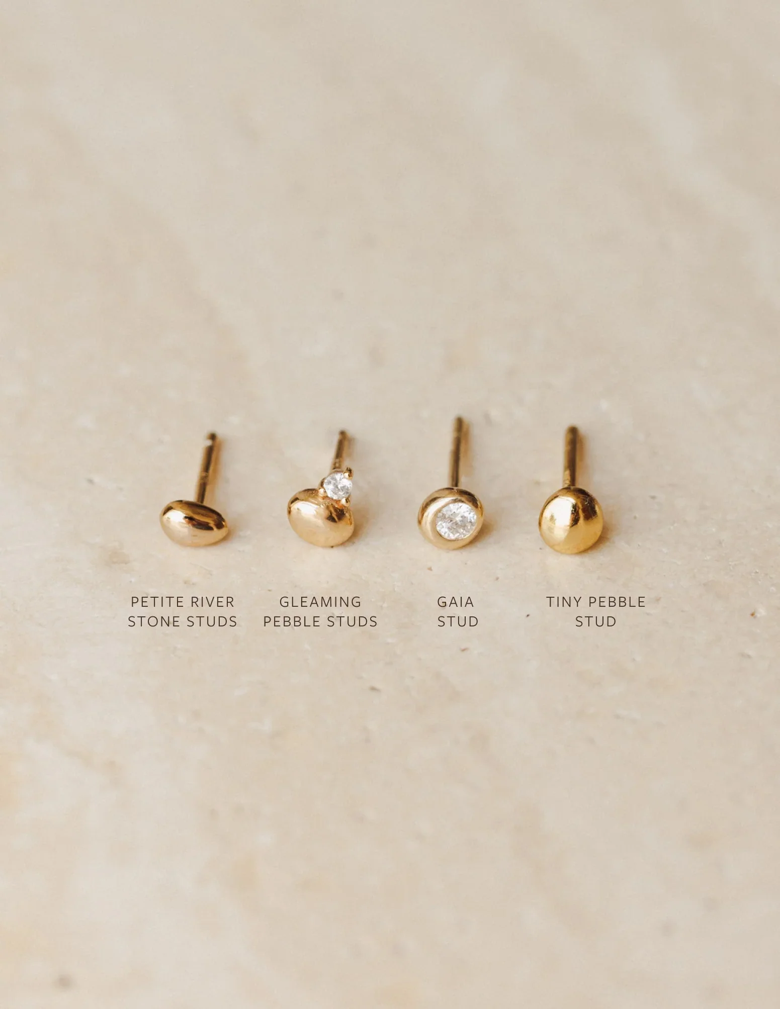 Tiny Pebble Studs - Image 4