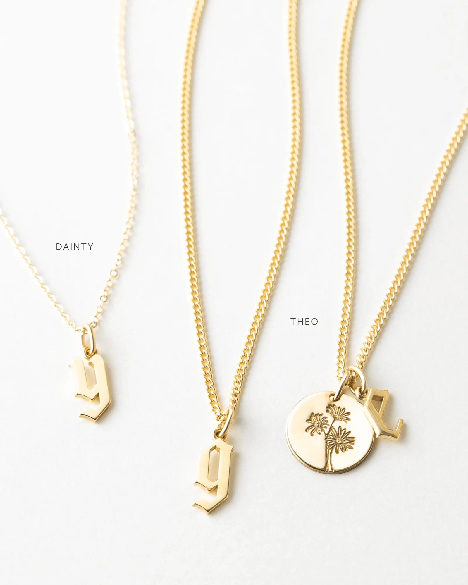 Gothic Initial Pendant - Image 10