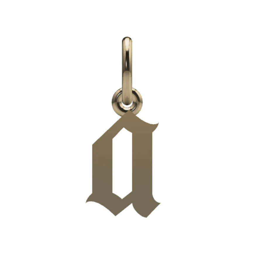 Gothic Initial Pendant - Image 11