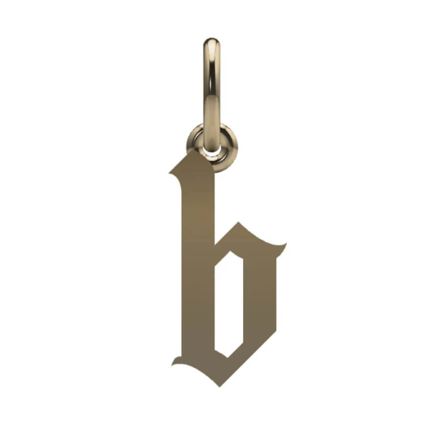 Gothic Initial Pendant - Image 12