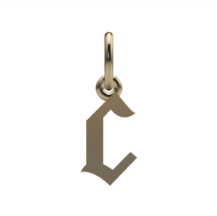 Gothic Initial Pendant - Image 13