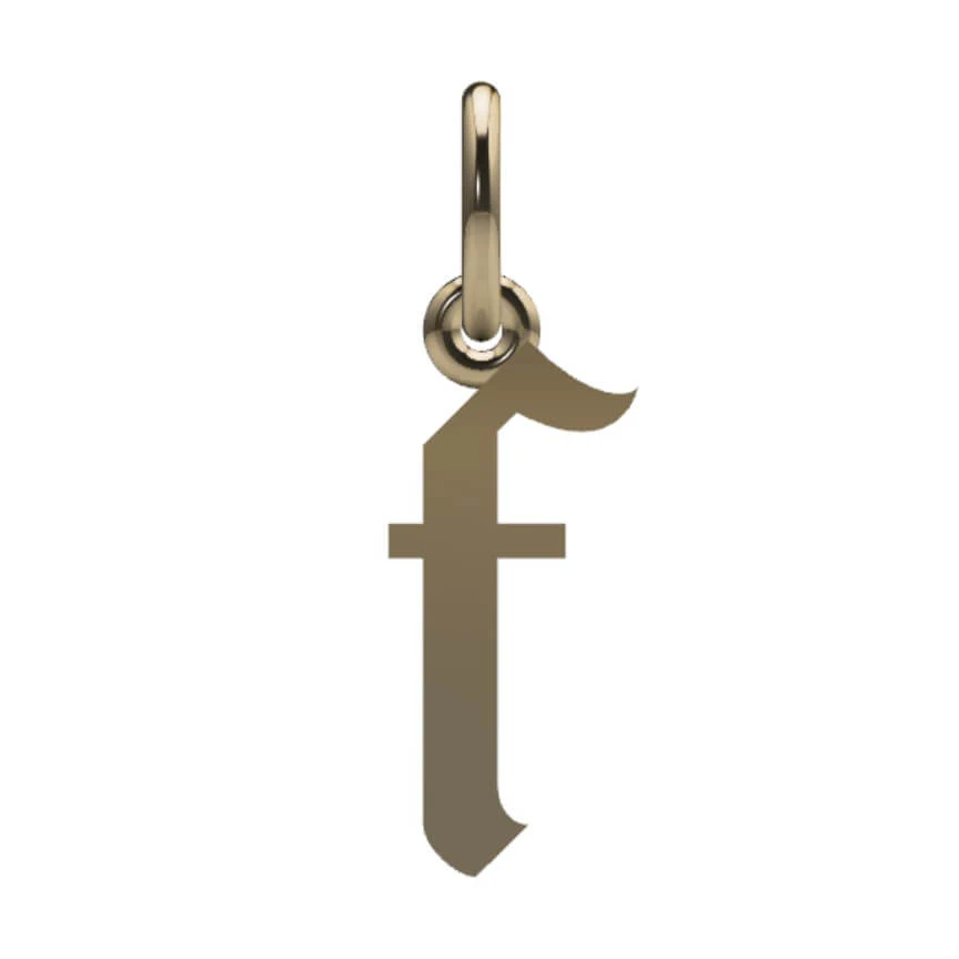 Gothic Initial Pendant - Image 16
