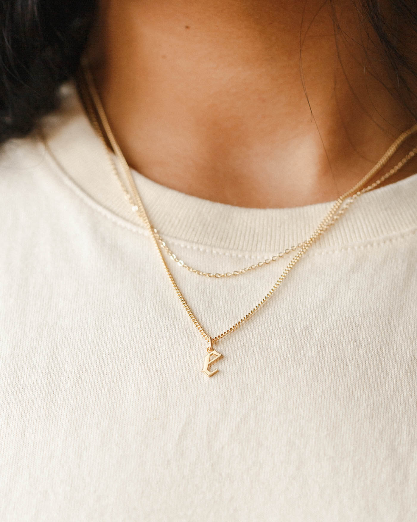 Gothic Initial Pendant - Image 3