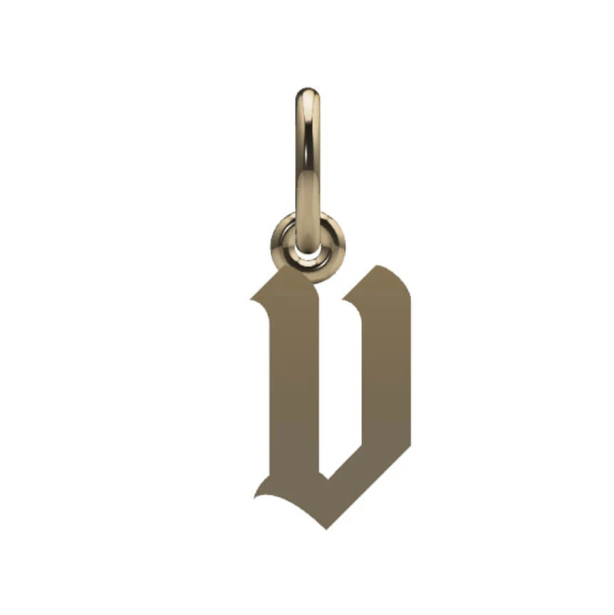 Gothic Initial Pendant - Image 32