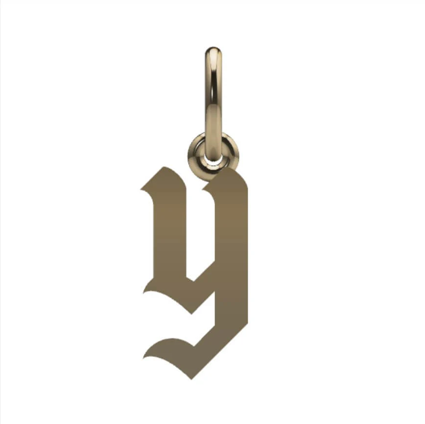 Gothic Initial Pendant - Image 35