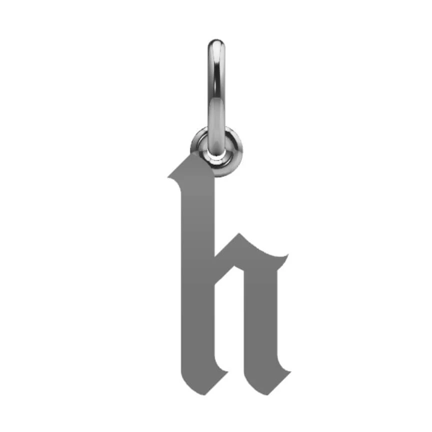 Gothic Initial Pendant - Image 44