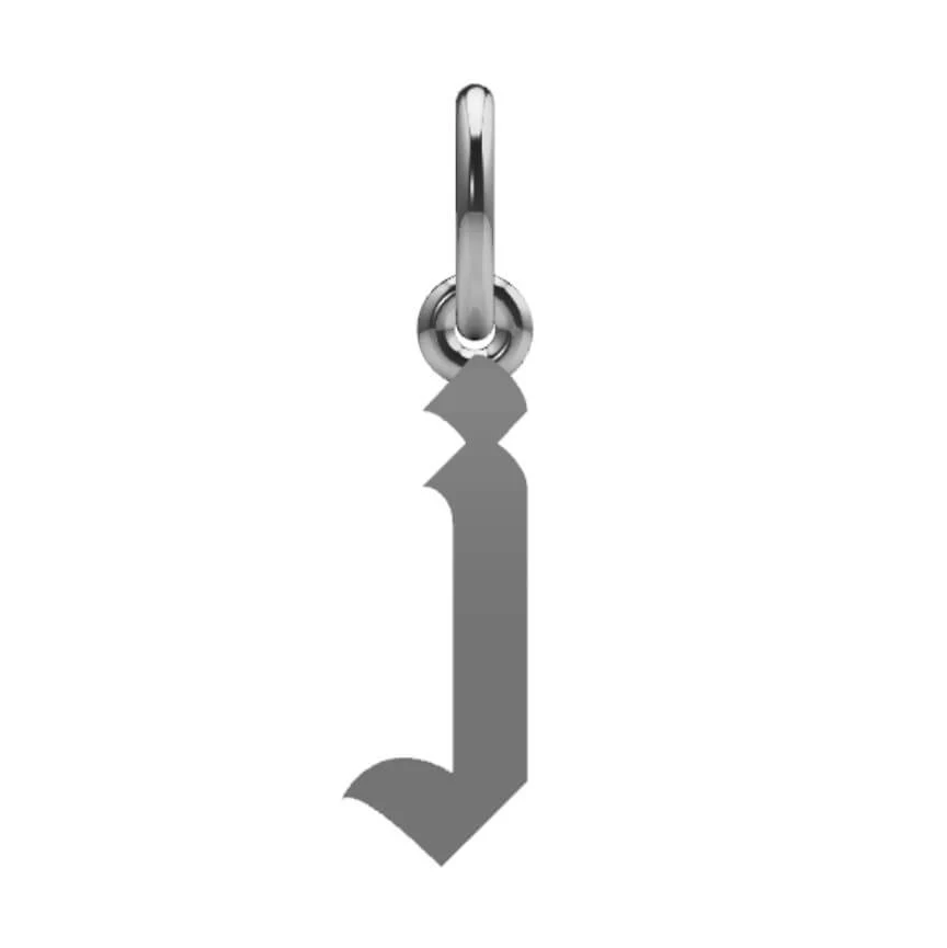 Gothic Initial Pendant - Image 46