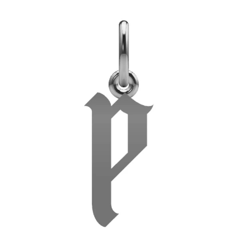 Gothic Initial Pendant - Image 52