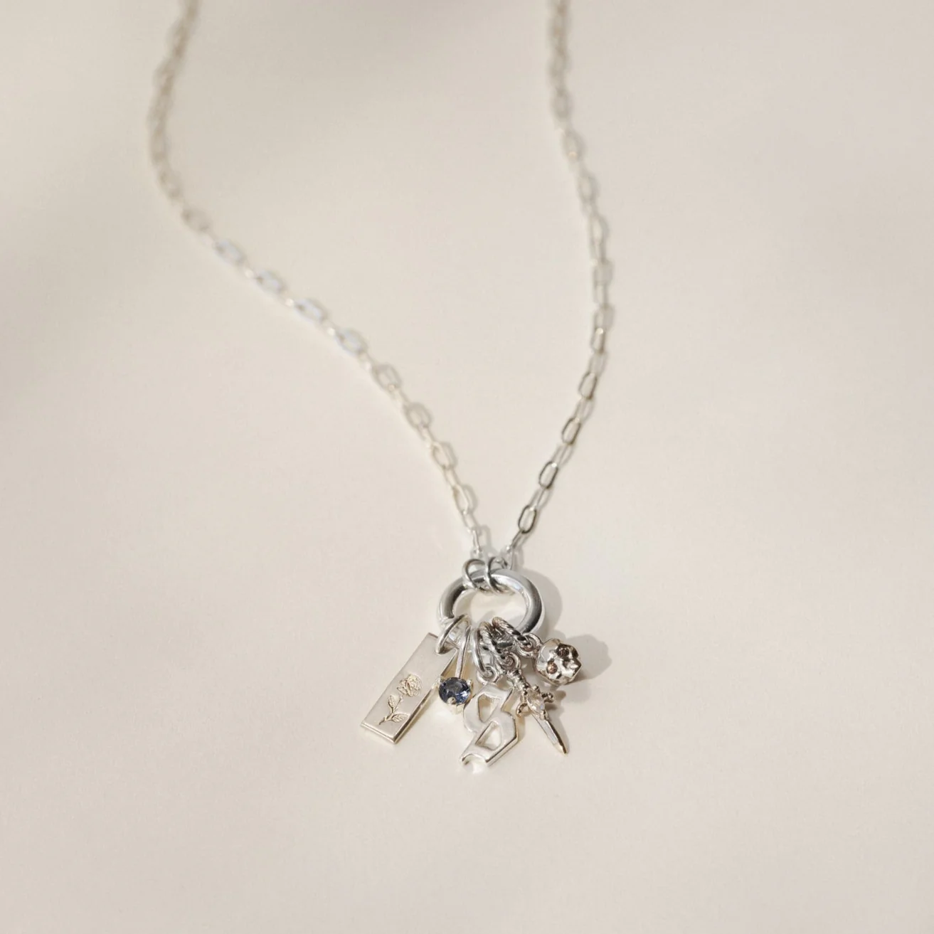 Gothic Initial Pendant - Image 6