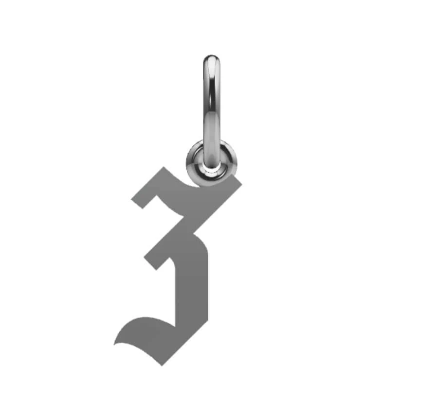 Gothic Initial Pendant - Image 62