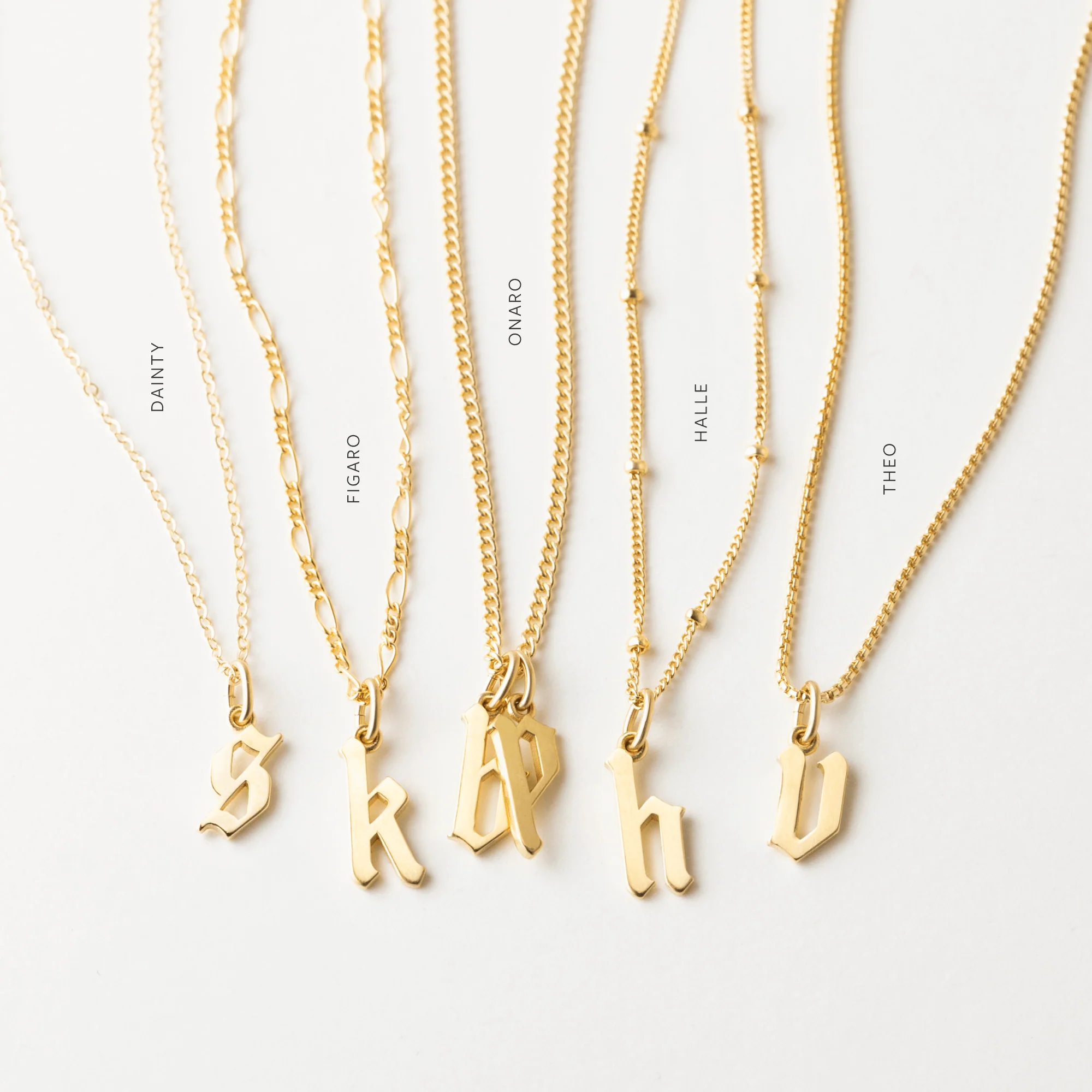 Gothic Initial Pendant - Image 8