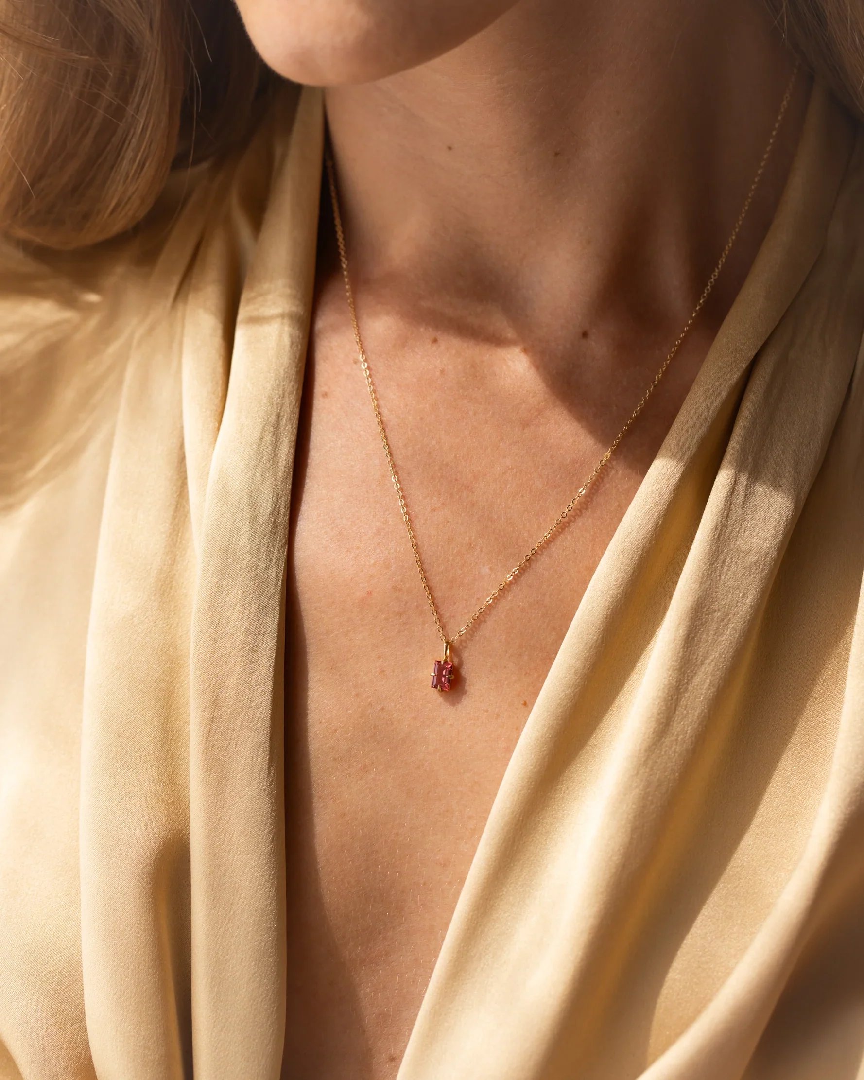 Grand Baguette Necklace - Image 9