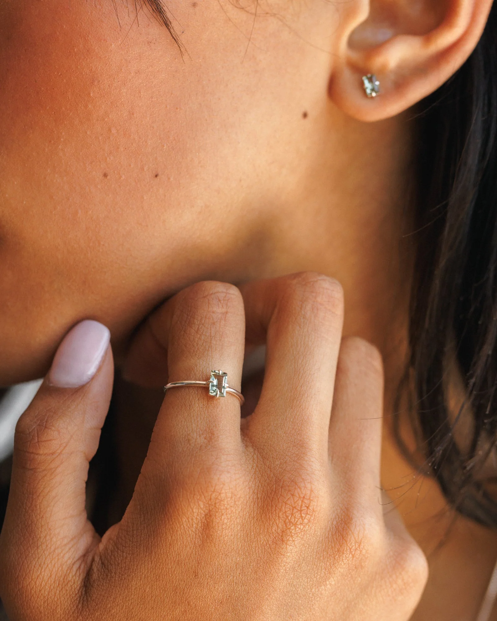 Grand Baguette Studs - Image 10