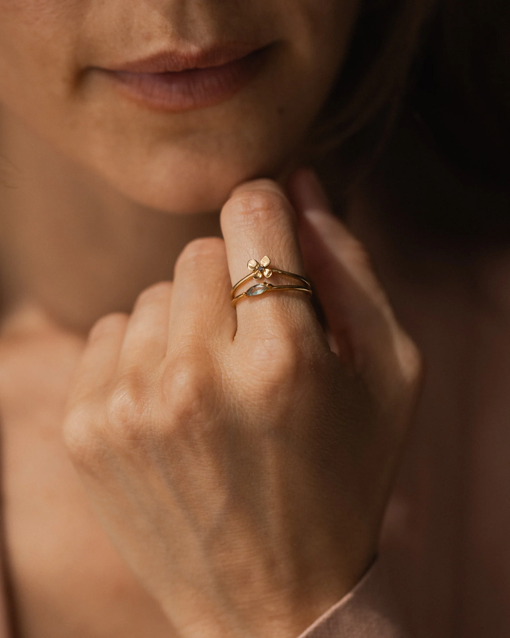 Midnight Blossom Ring - Image 4