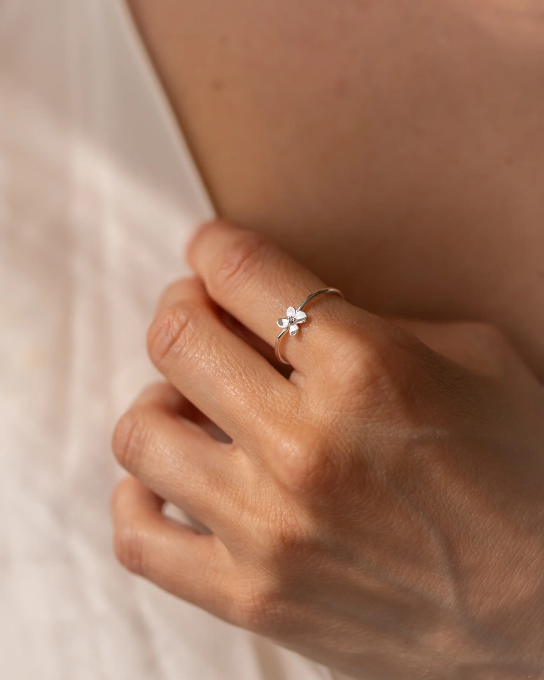 Midnight Blossom Ring - Image 8