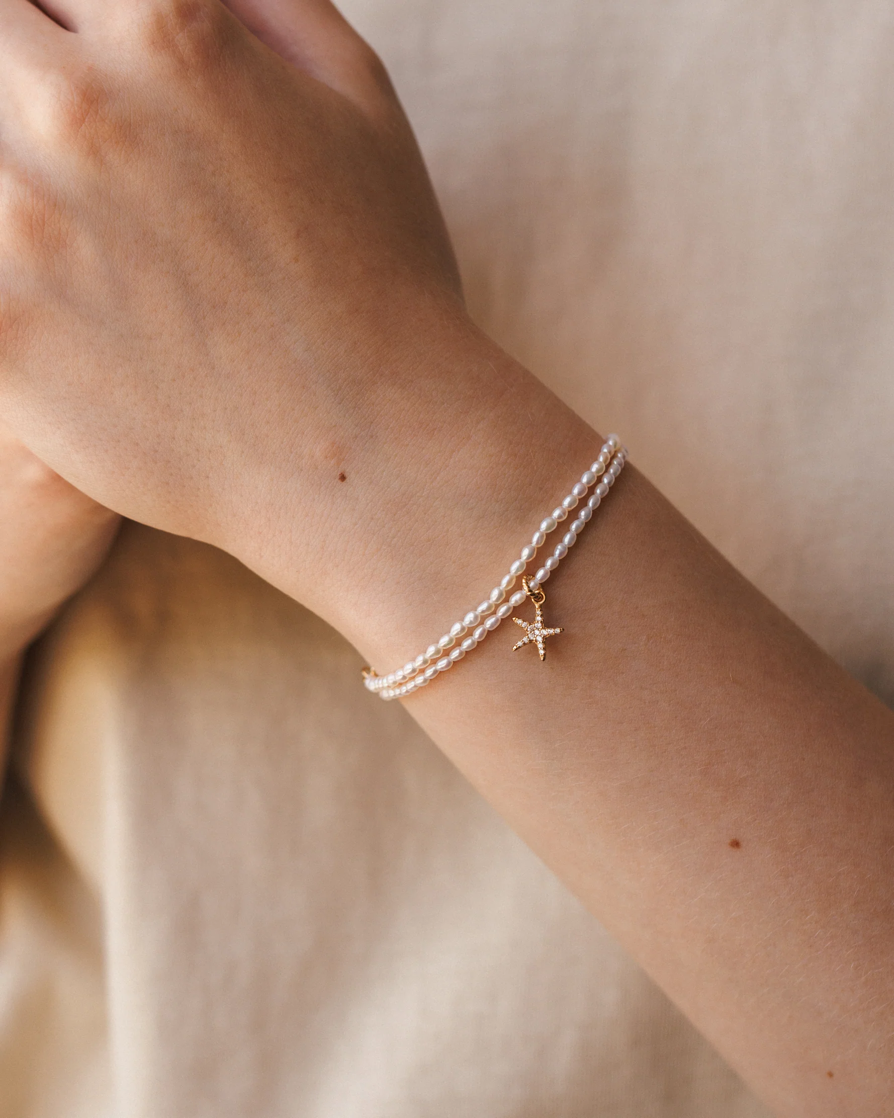 Mini Pearl Strand Bracelet - Image 4