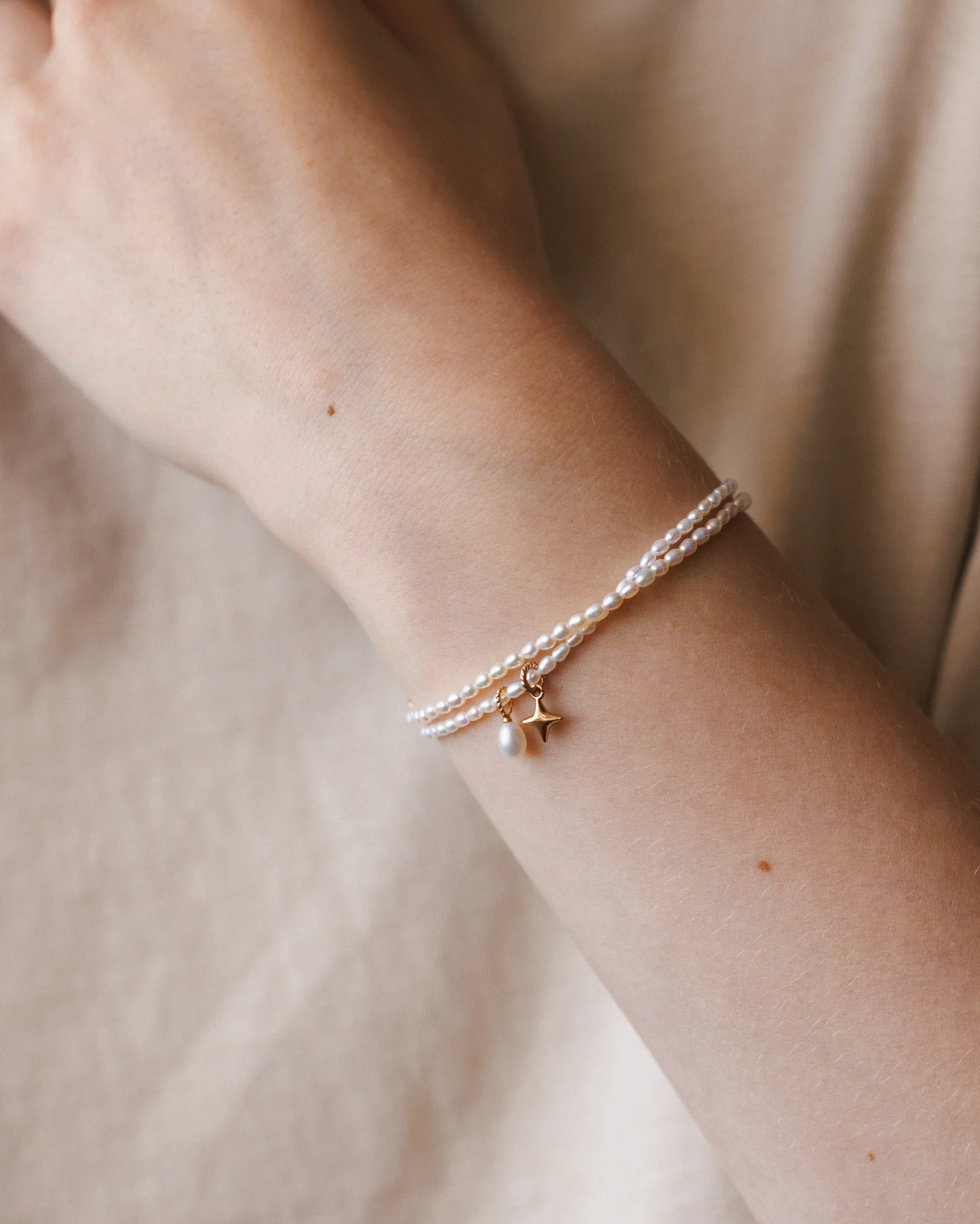 Mini Pearl Strand Bracelet - Image 8