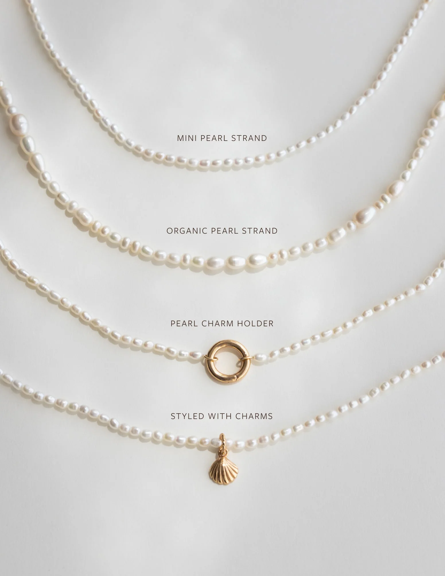 Mini Pearl Strand Necklace - Image 5
