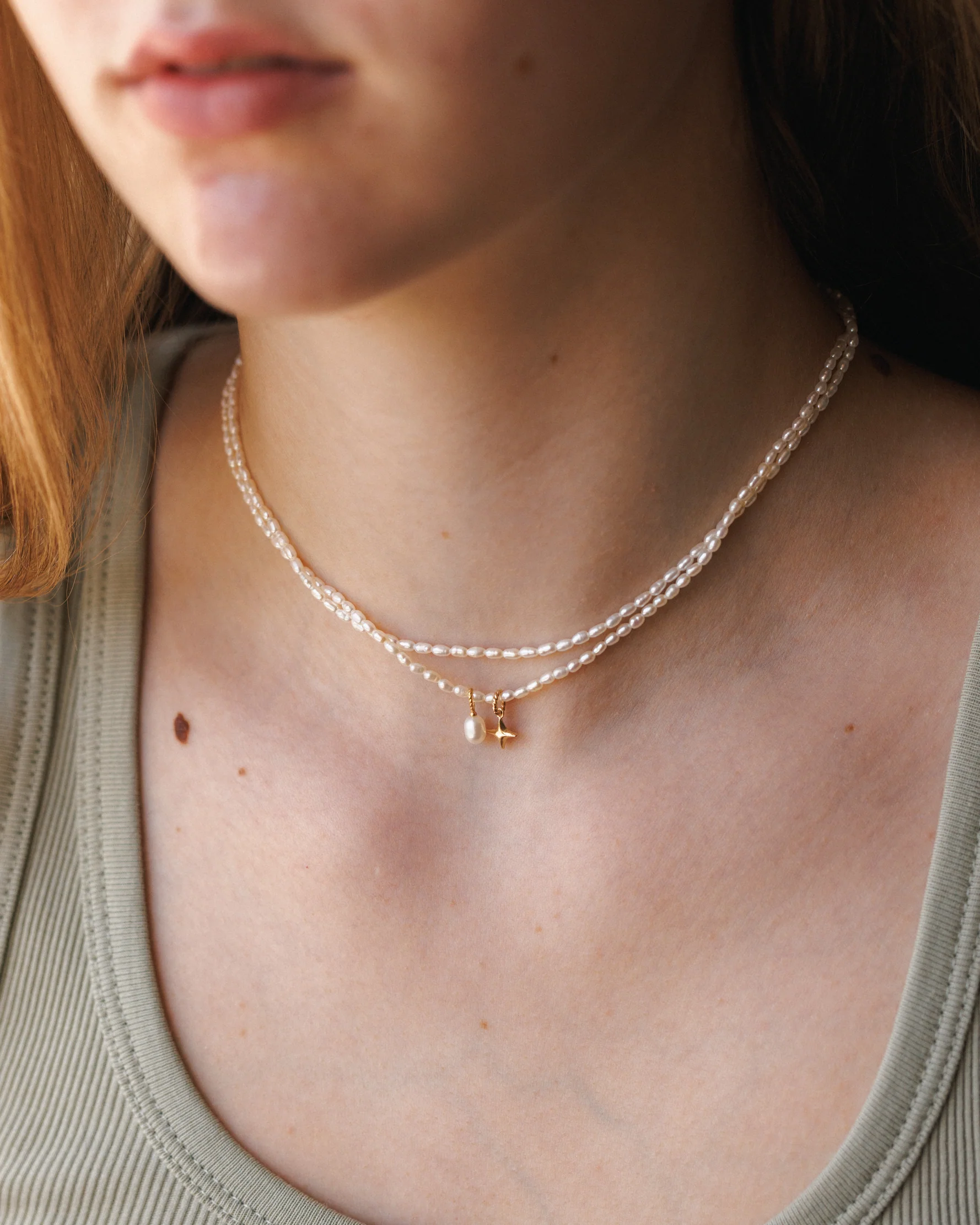 Mini Pearl Strand Necklace - Image 8