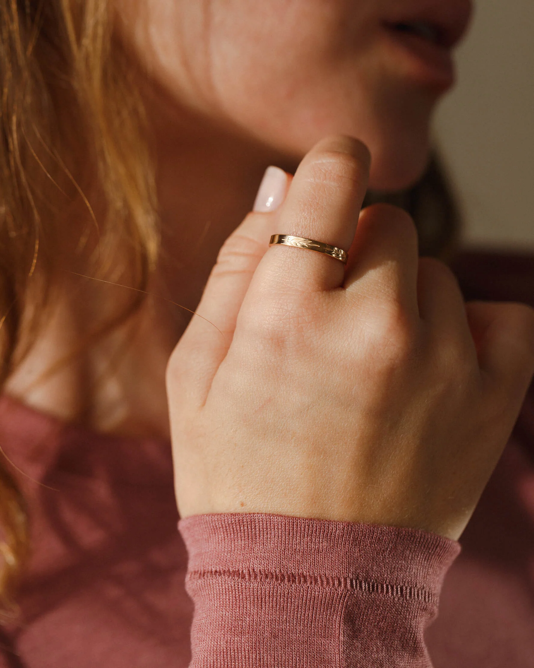 Personalized Olive Branch Band - Image 6