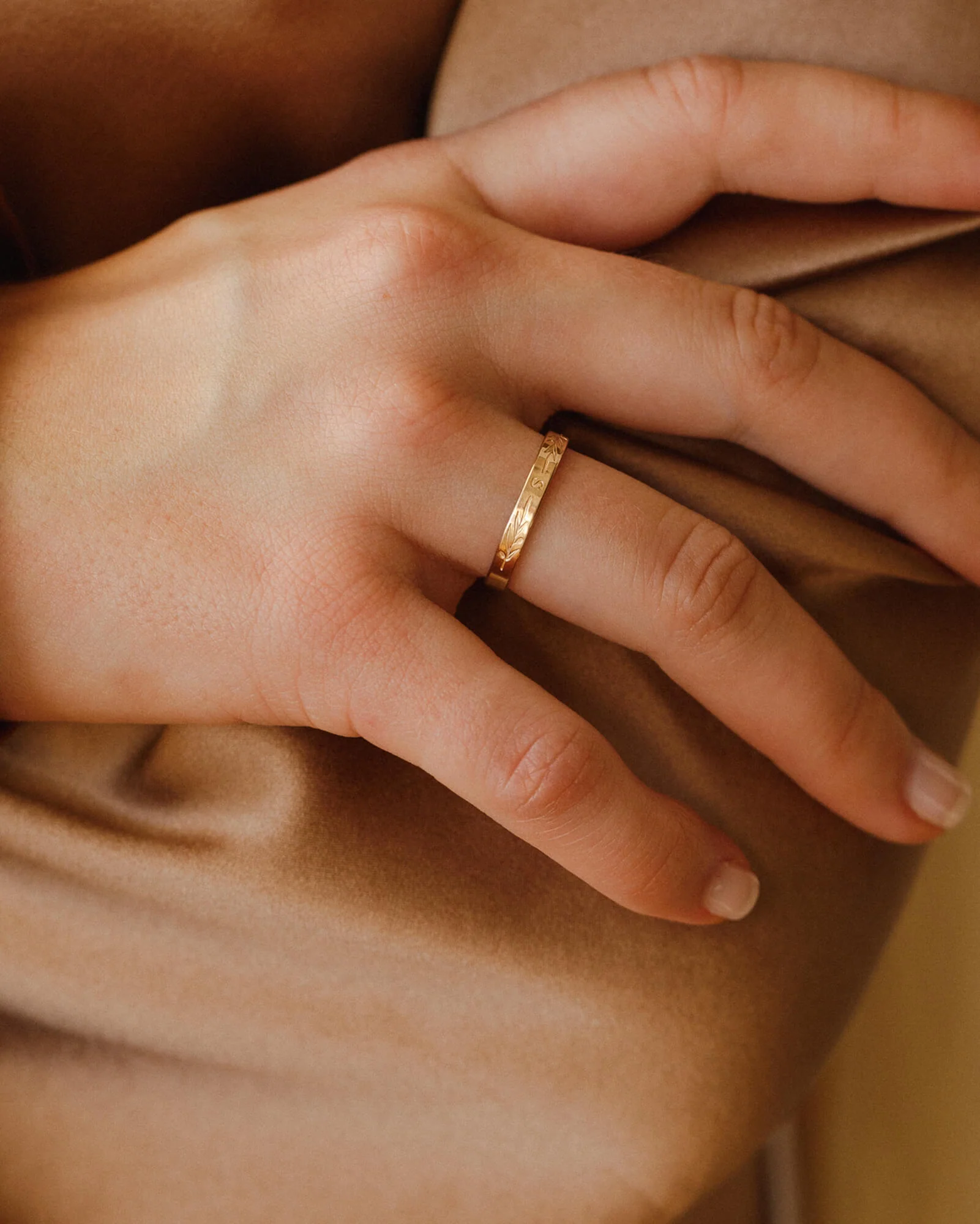 Personalized Olive Branch Band - Image 9