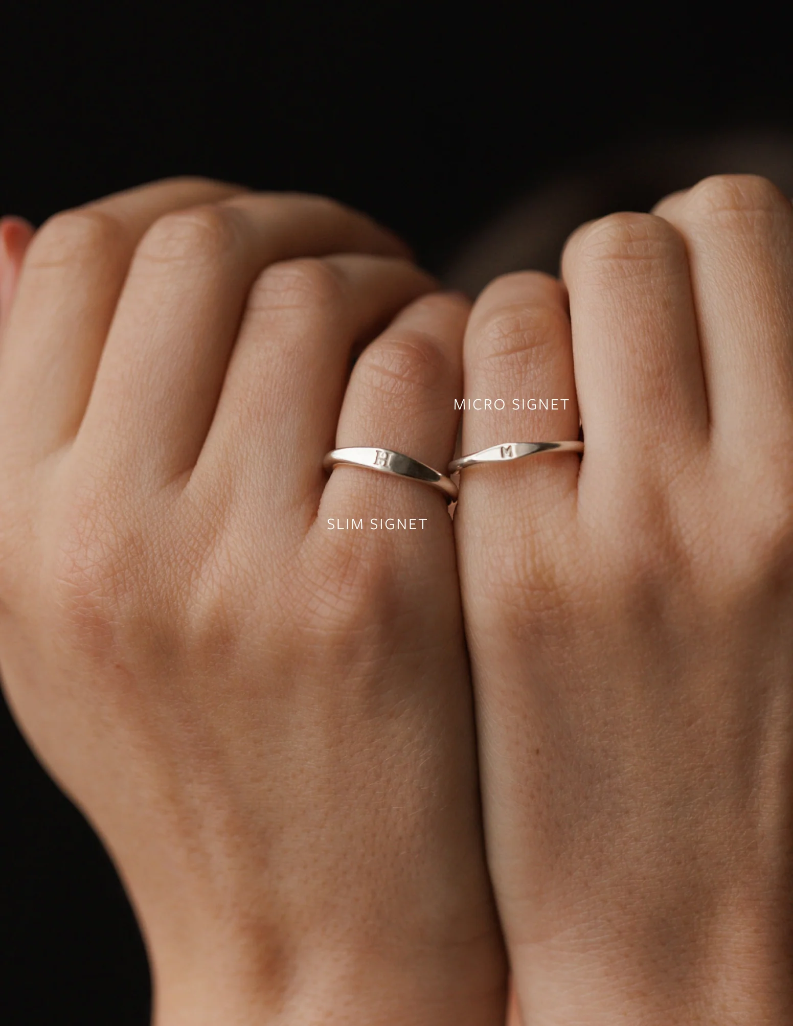 Micro Signet Pinky Ring - Image 4