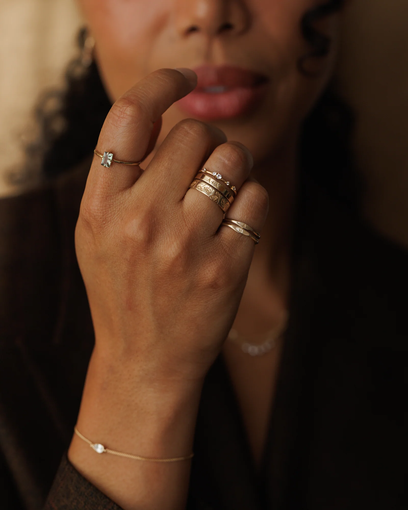 Micro Signet Pinky Ring - Image 6