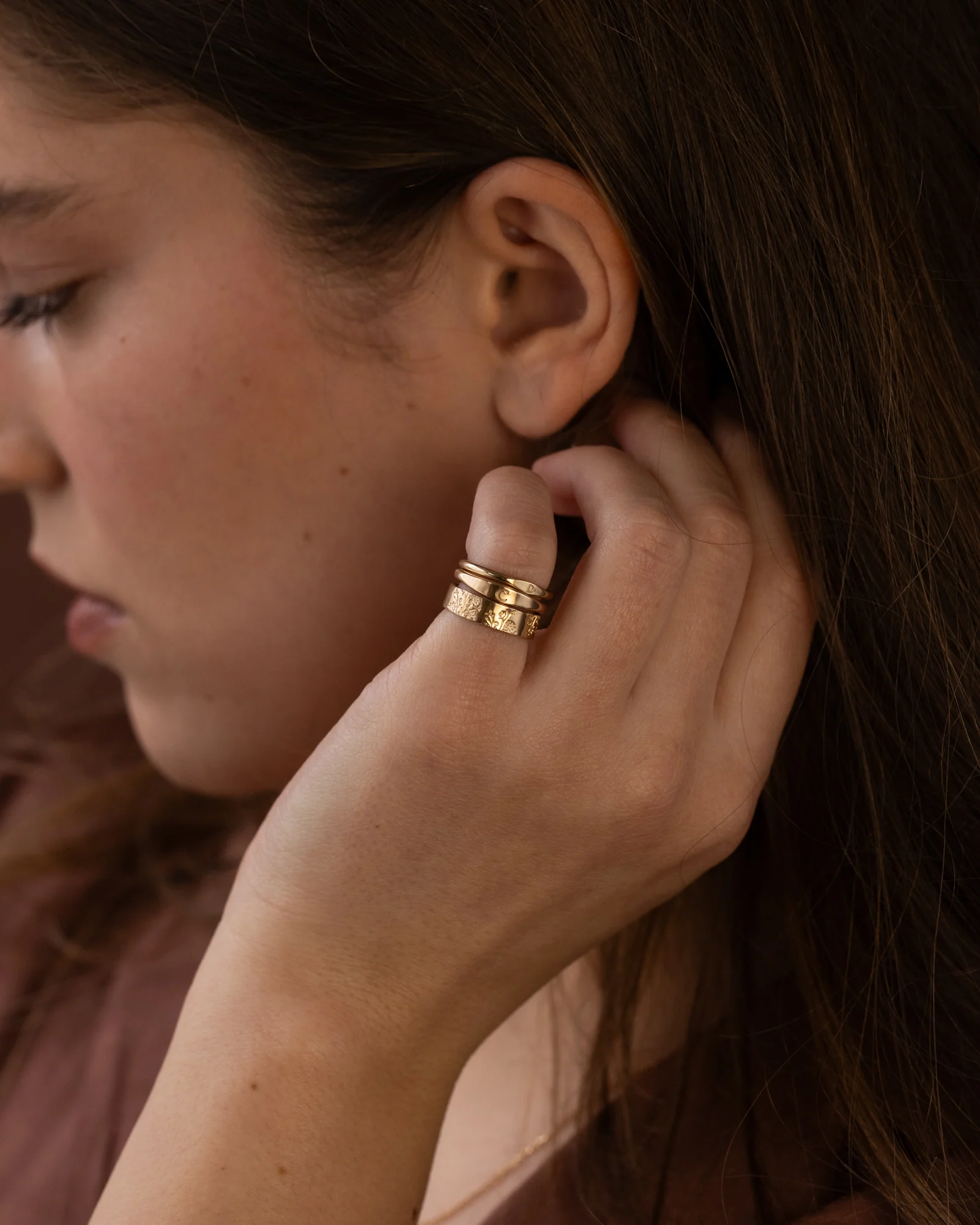 Micro Signet Pinky Ring - Image 8