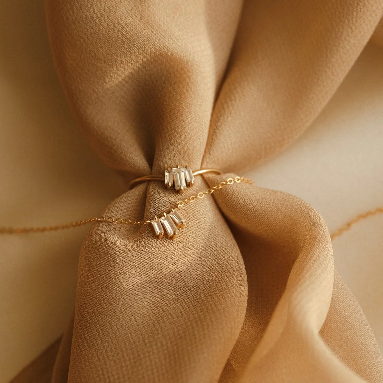 Prisma White Sapphire Ring - Image 5