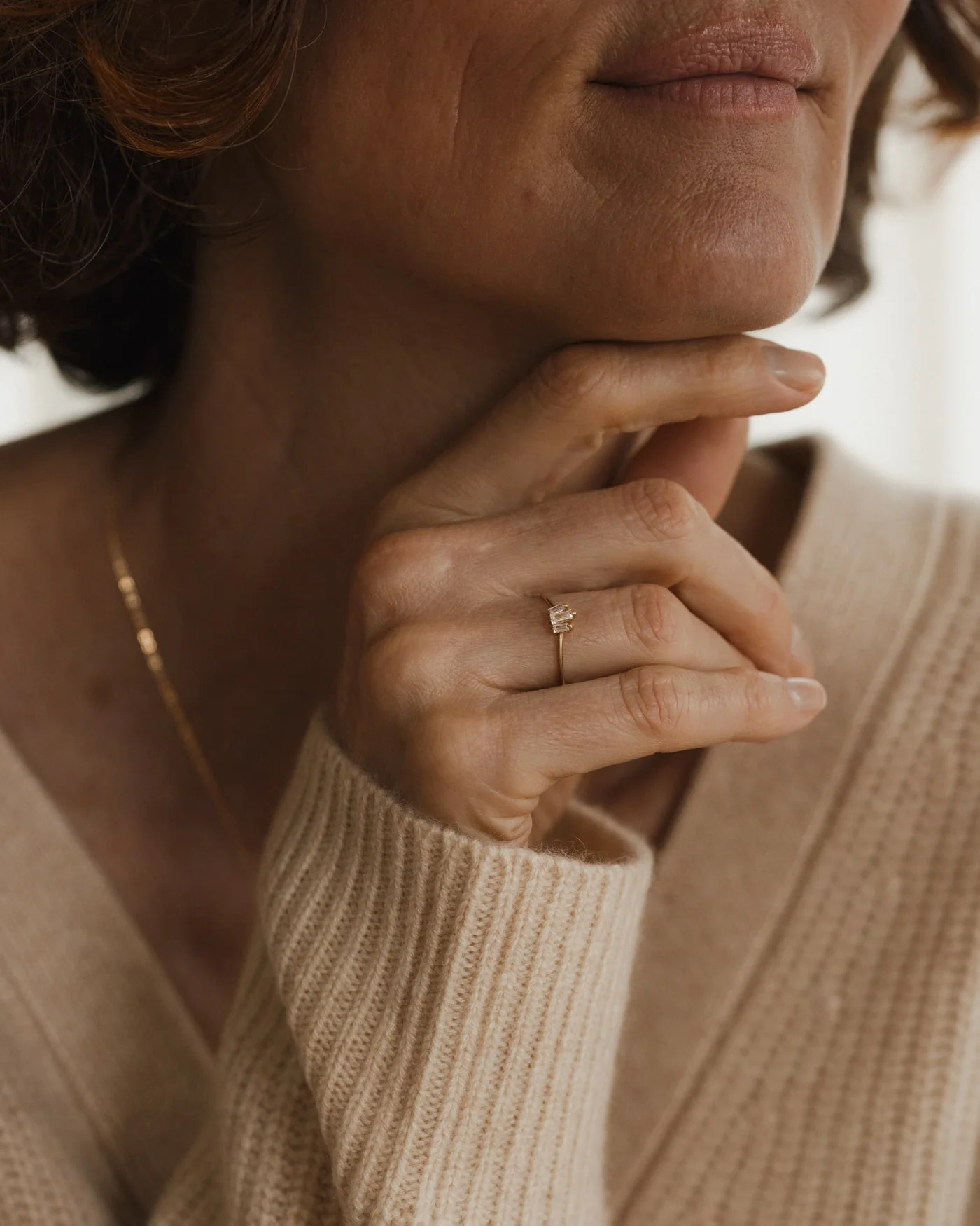 Prisma White Sapphire Ring - Image 6