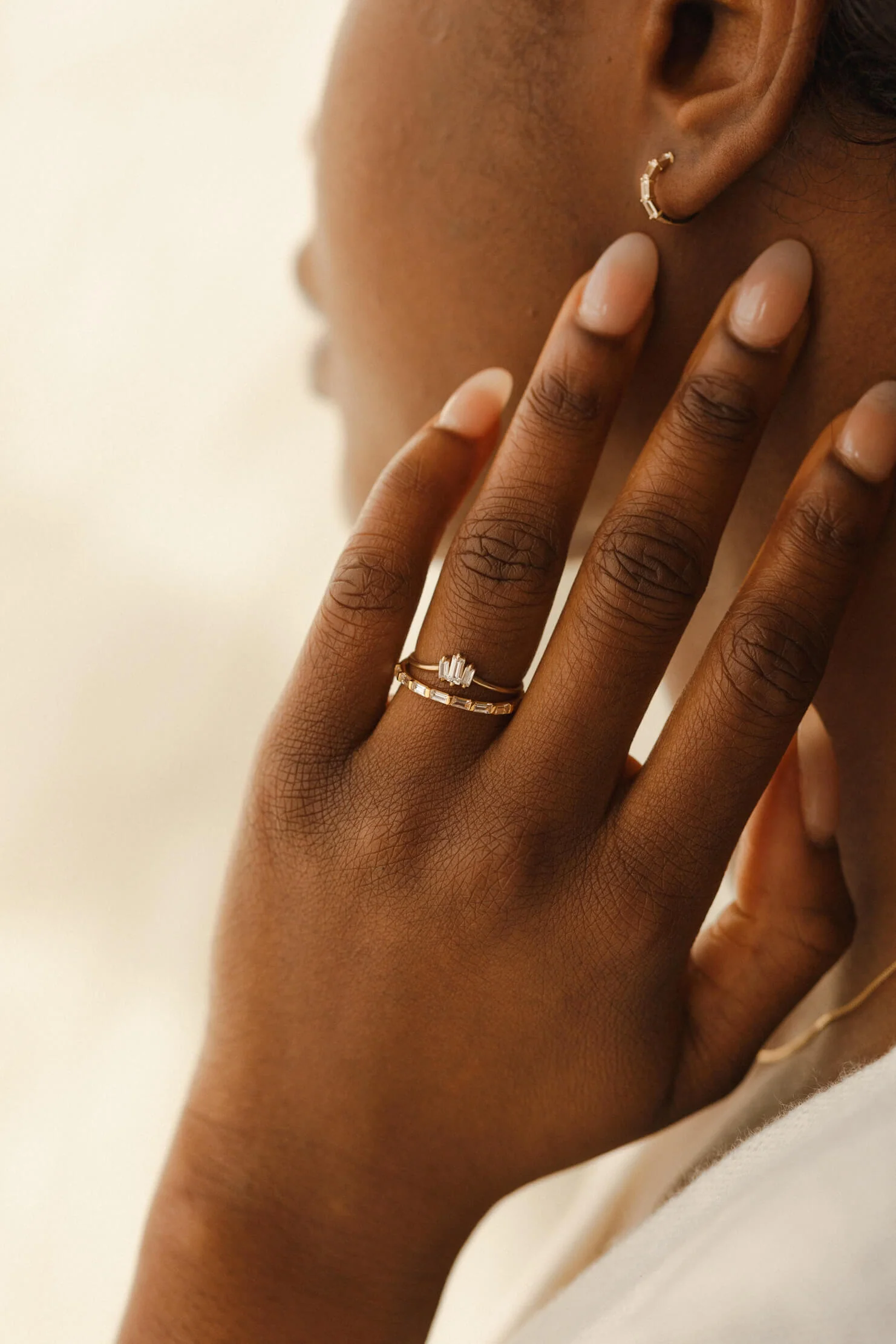 Prisma White Sapphire Ring - Image 7