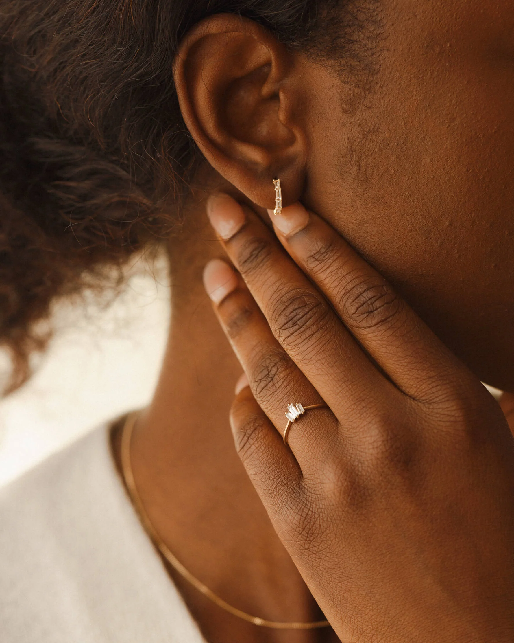 Prisma White Sapphire Ring - Image 8