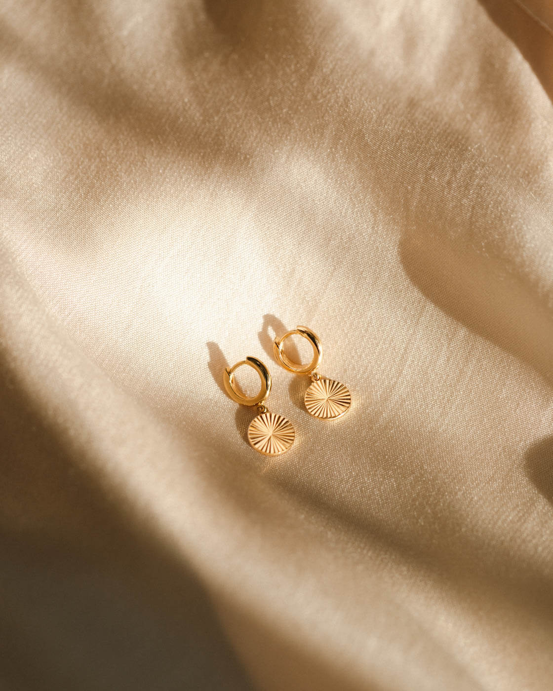 Radiant Charm Huggie Hoops - Image 4