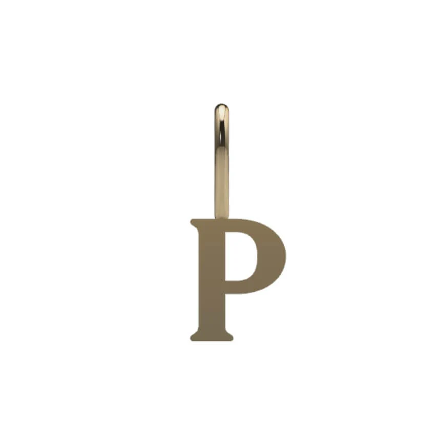 Serif Initial Pendant - Image 22