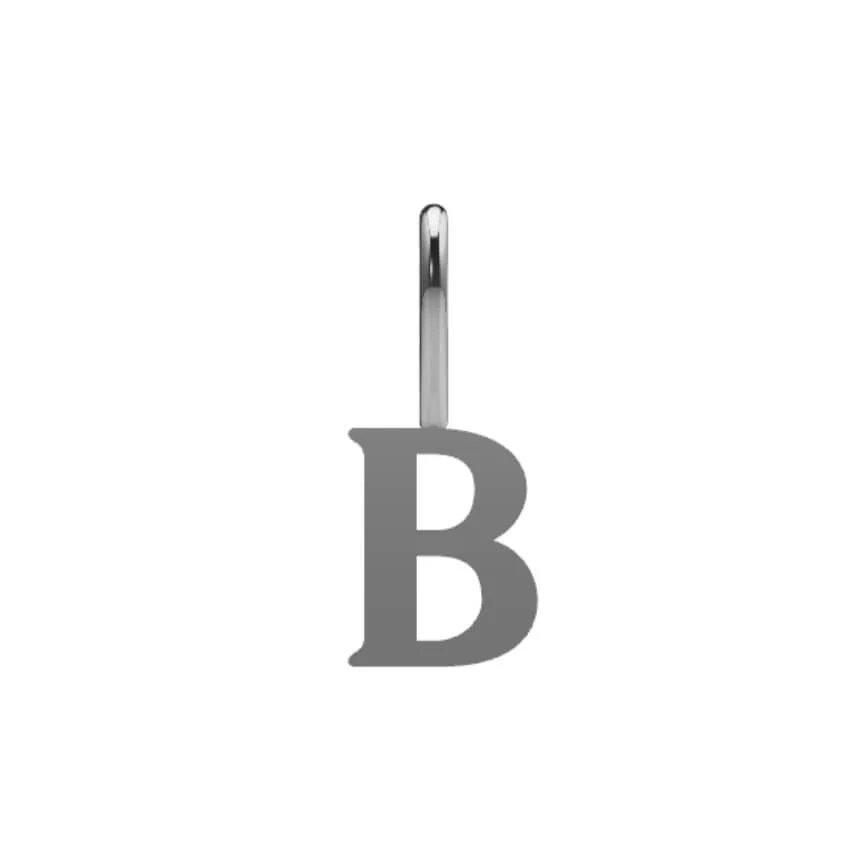 Serif Initial Pendant - Image 34