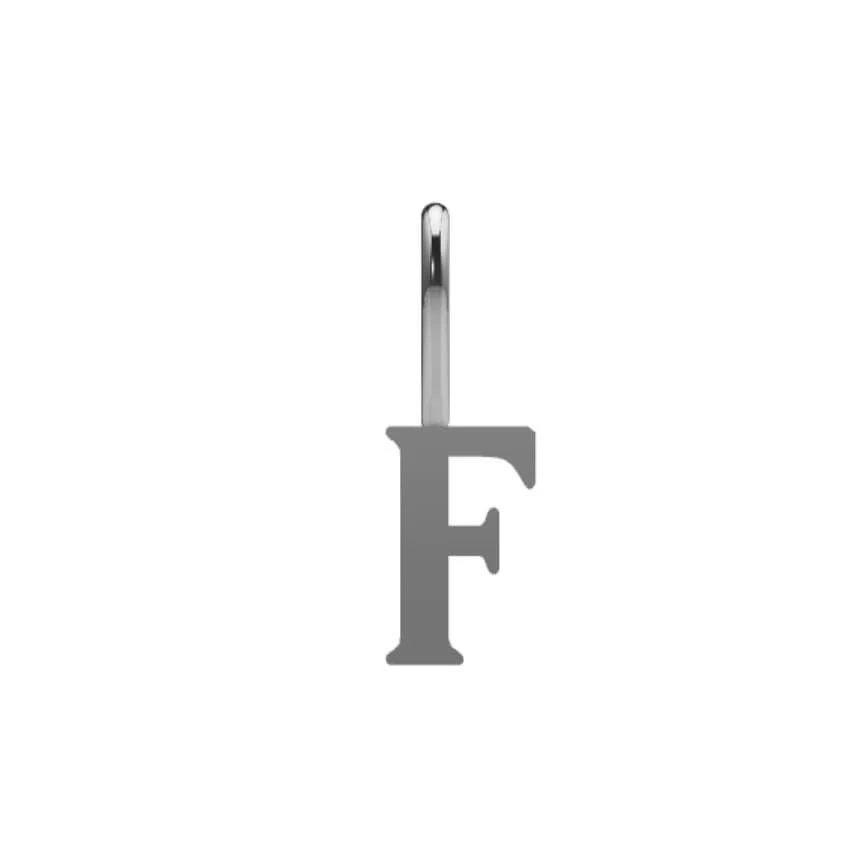 Serif Initial Pendant - Image 38